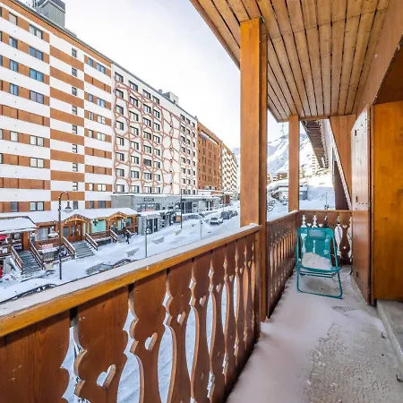 아파트 Charme 2 Pieces Cabine, Skis Aux Pieds, Balcon, Wifi, Au Coeur De Le - Fr-1-502-479 티뉴